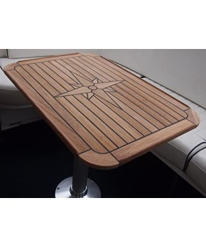 Table masif teak & black...